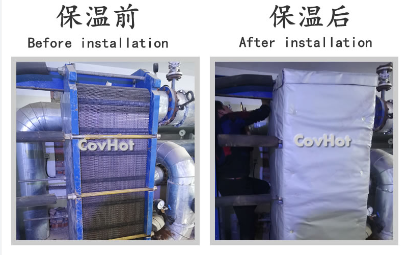 板式<a href=http://www.rscxsb.com/e/tags/?tagname=%E6%8D%A2%E7%83%AD%E5%99%A8%E4%BF%9D%E6%B8%A9 target=_blank class=infotextkey>換熱器保溫</a>套,板換保溫罩
